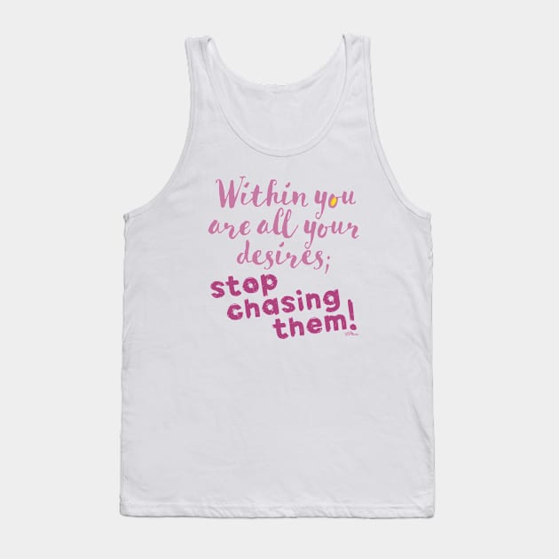 Within You-pink Tank Top by NN Tease